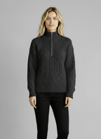 Amy Zip-Up Knit Sweater