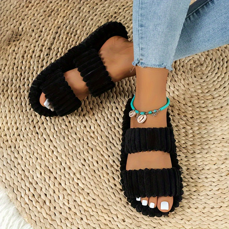 Mila Plush Cozy Slippers