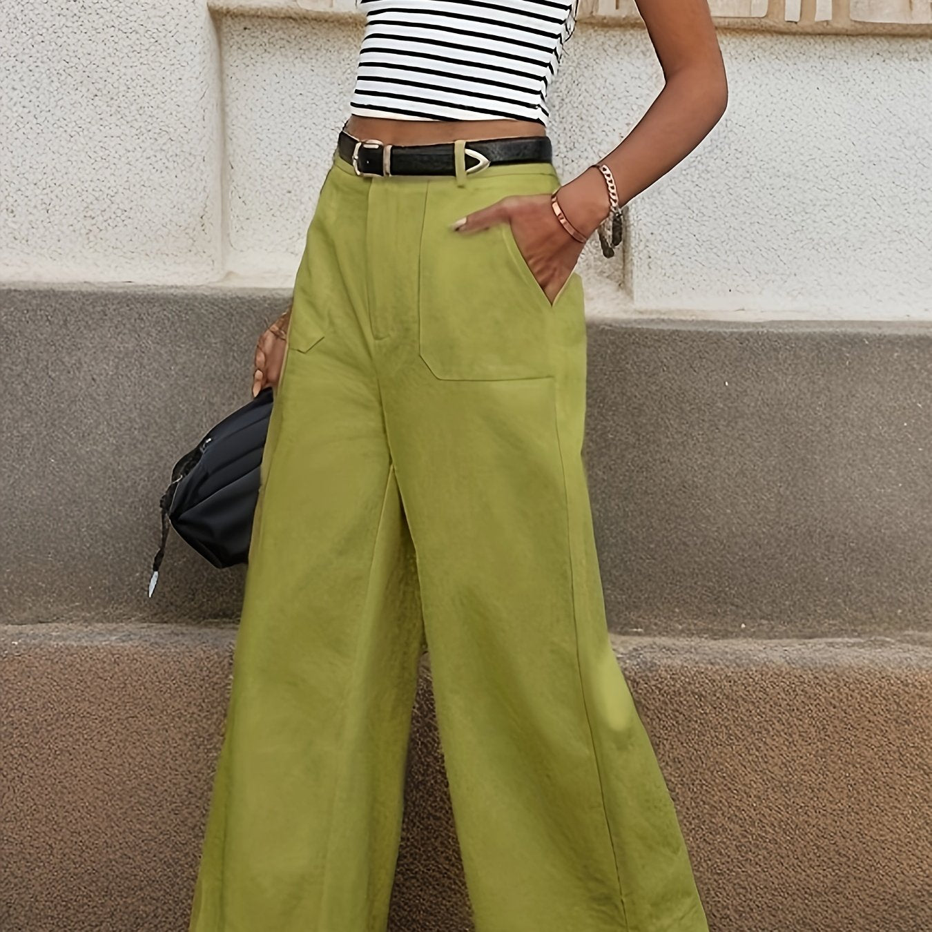Mara High-Waisted Relaxed-Fit Trousers for Effortless Style