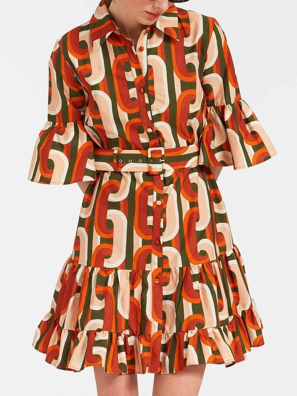 Elegant & Sassy Dropped-Waist Mini Dress