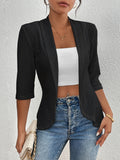 Sasha Kimono Drape Coat - Elegant, Fluid Draped Outerwear