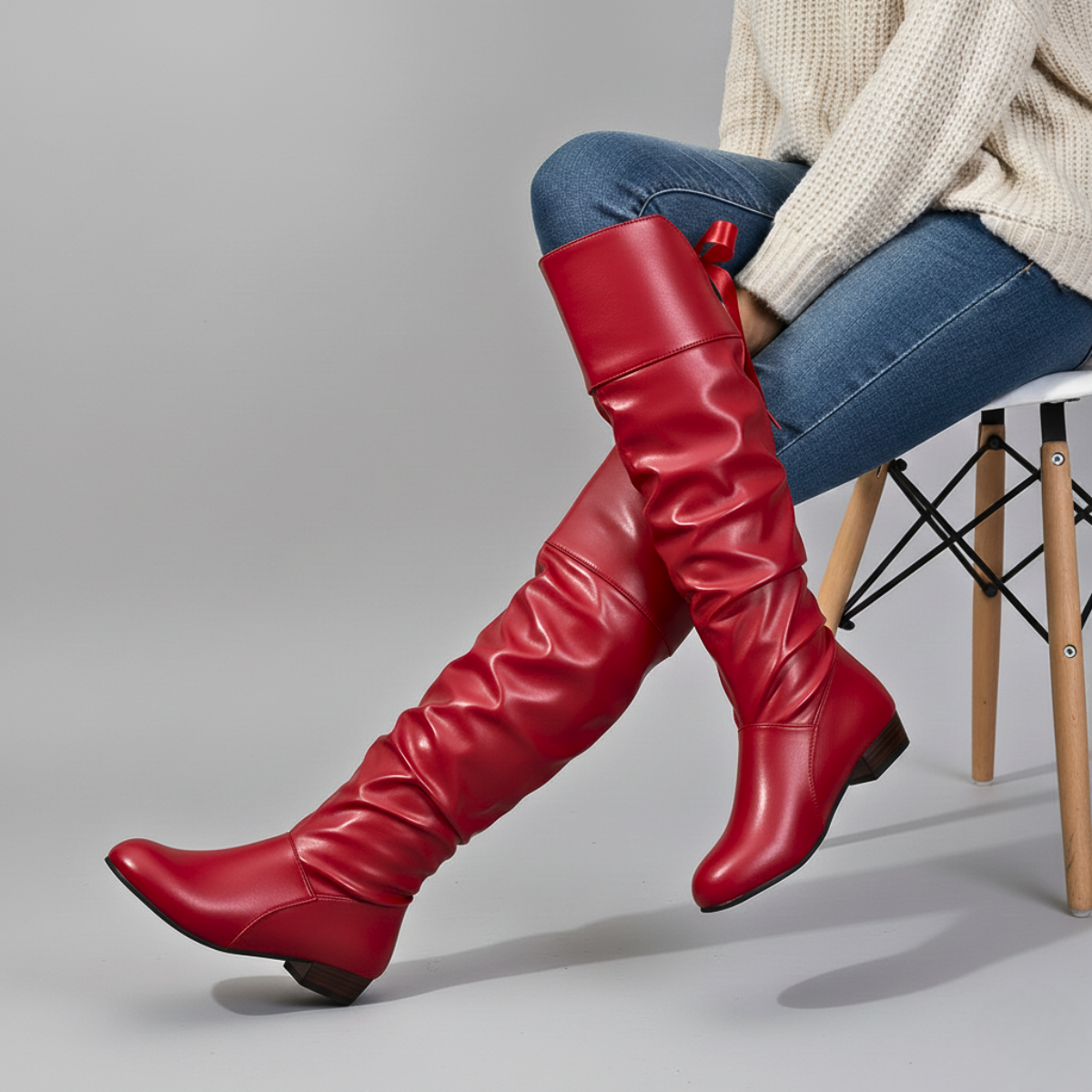 ANOURA Leather Boots - Premium Quality, Timeless Style