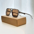 Thatcher Aviator Sunglasses - Iconic Style with Sleek Metal Frames
