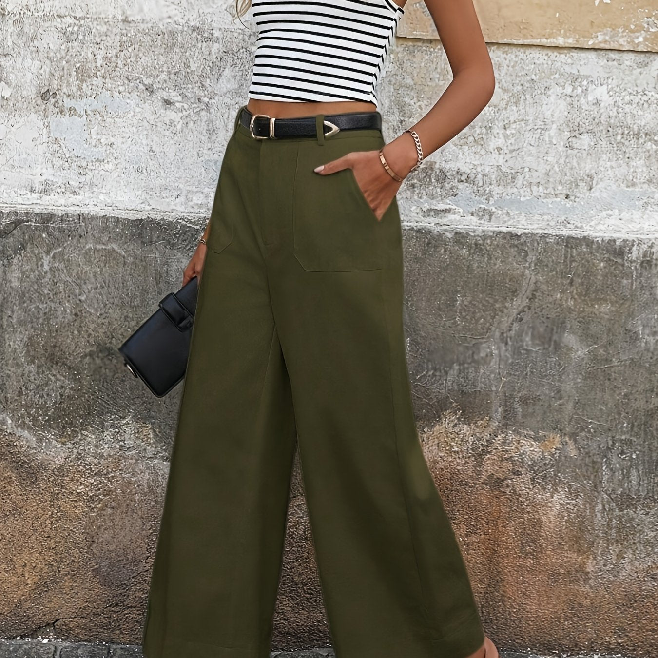 Mara High-Waisted Relaxed-Fit Trousers for Effortless Style