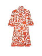One-of-a-Kind Autumn Print Mini Dress