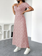 Isla Ruffle Knit Dress - Elegant Knit with Delicate Ruffle Details