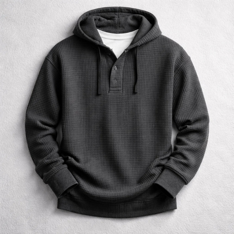 Bromley Waffle Hoodie - Ultra-Soft, Cozy Everyday Essential