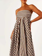 Enchanting Midnight Ruched Maxi Dress