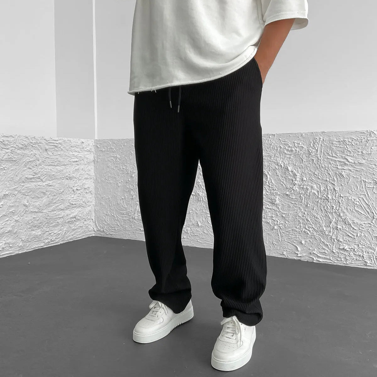 Monaco Cozy Relaxed-Fit Knit Pants
