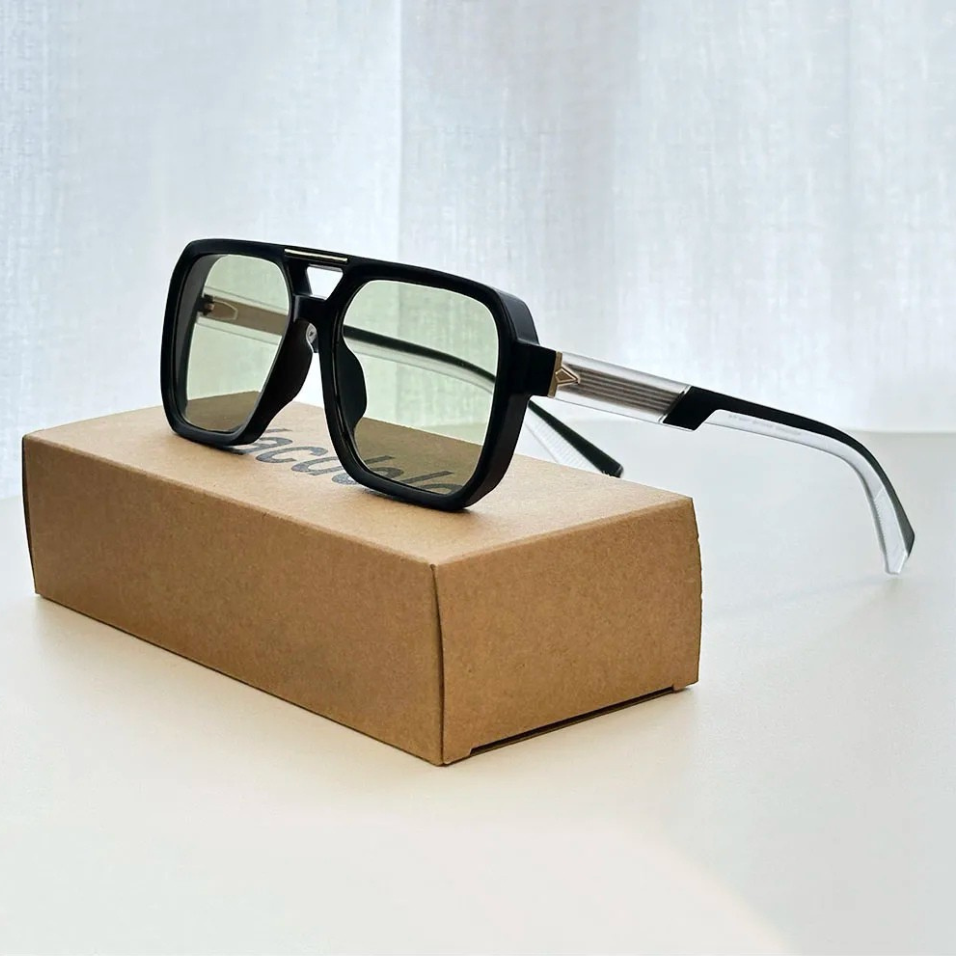 Thatcher Aviator Sunglasses - Iconic Style with Sleek Metal Frames