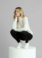 Amy Zip-Up Knit Sweater