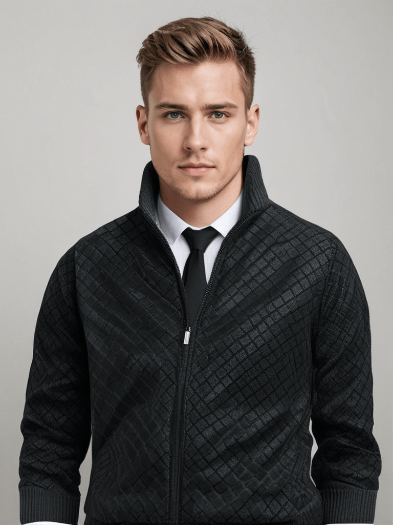 Montem Zip-Up Knit Sweater