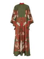 Elegant Dazzling Print Maxi Dress