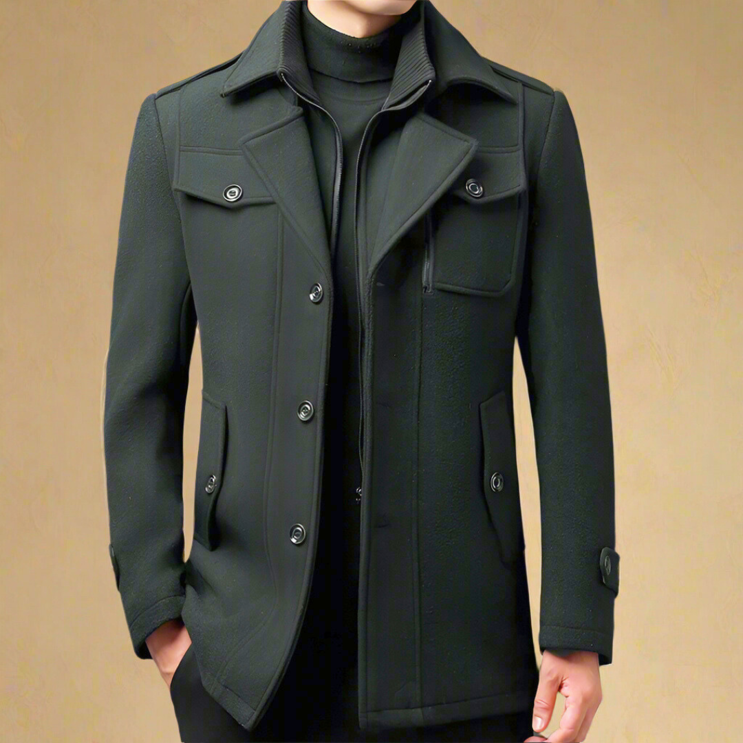 Massimo Adriano Trench Coat – Timeless Italian Style, Tailored for Modern Elegance
