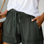 Maya Relaxed-Fit Drawstring Shorts - Effortless Comfort, Everyday Style