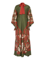 Elegant Dazzling Print Maxi Dress