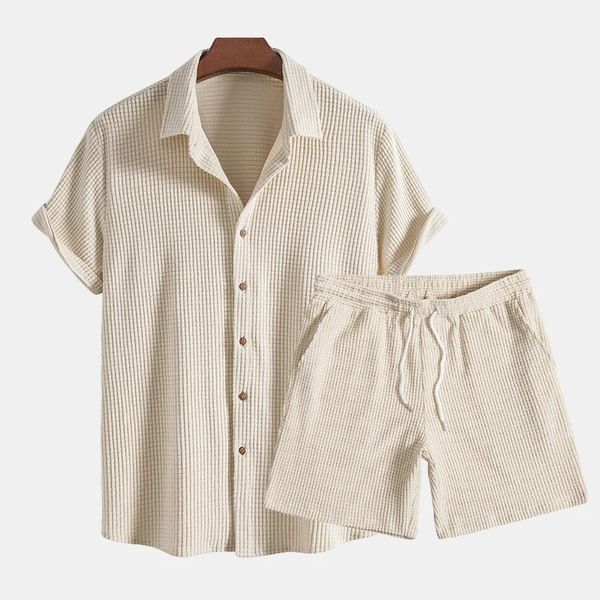 Lazio Waffle Lounge Set - Ultra-Soft, Cozy Comfort for Home