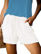 Maya Relaxed-Fit Drawstring Shorts - Effortless Comfort, Everyday Style