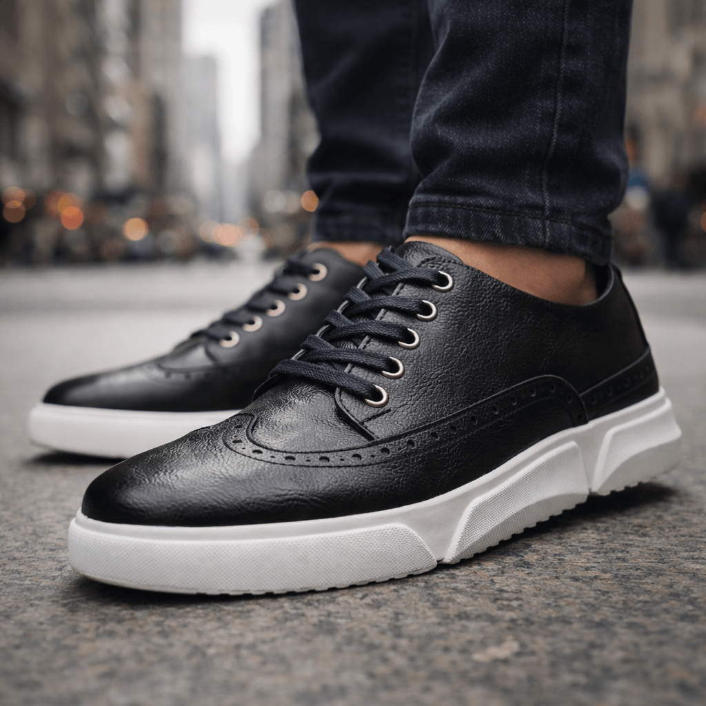 Harrington Leather Trainers - Premium Leather Sneakers