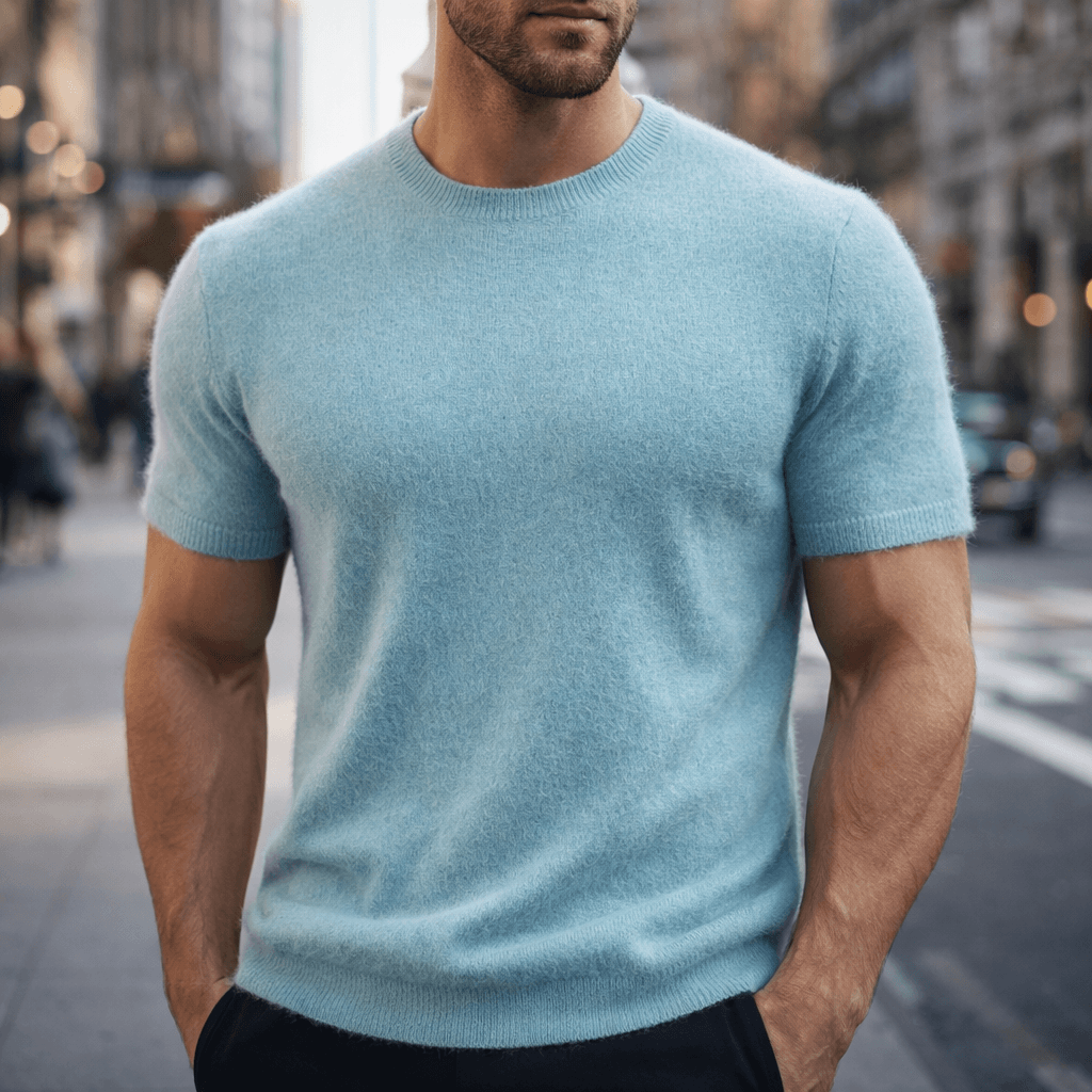 Cassian Cashmere Tee - Ultra-Soft Luxury