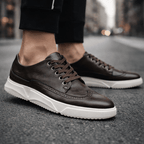 Harrington Leather Trainers - Premium Leather Sneakers