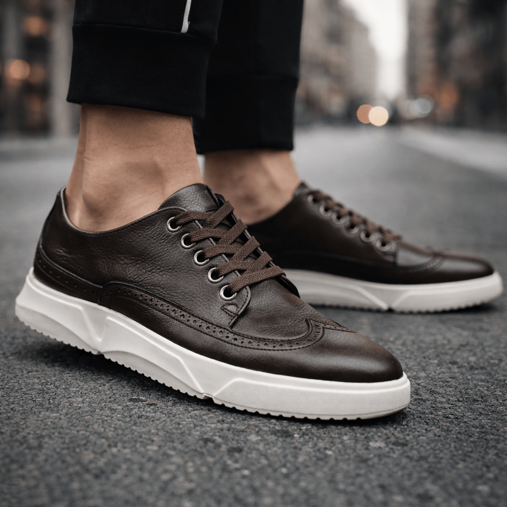 Harrington Leather Trainers - Premium Leather Sneakers