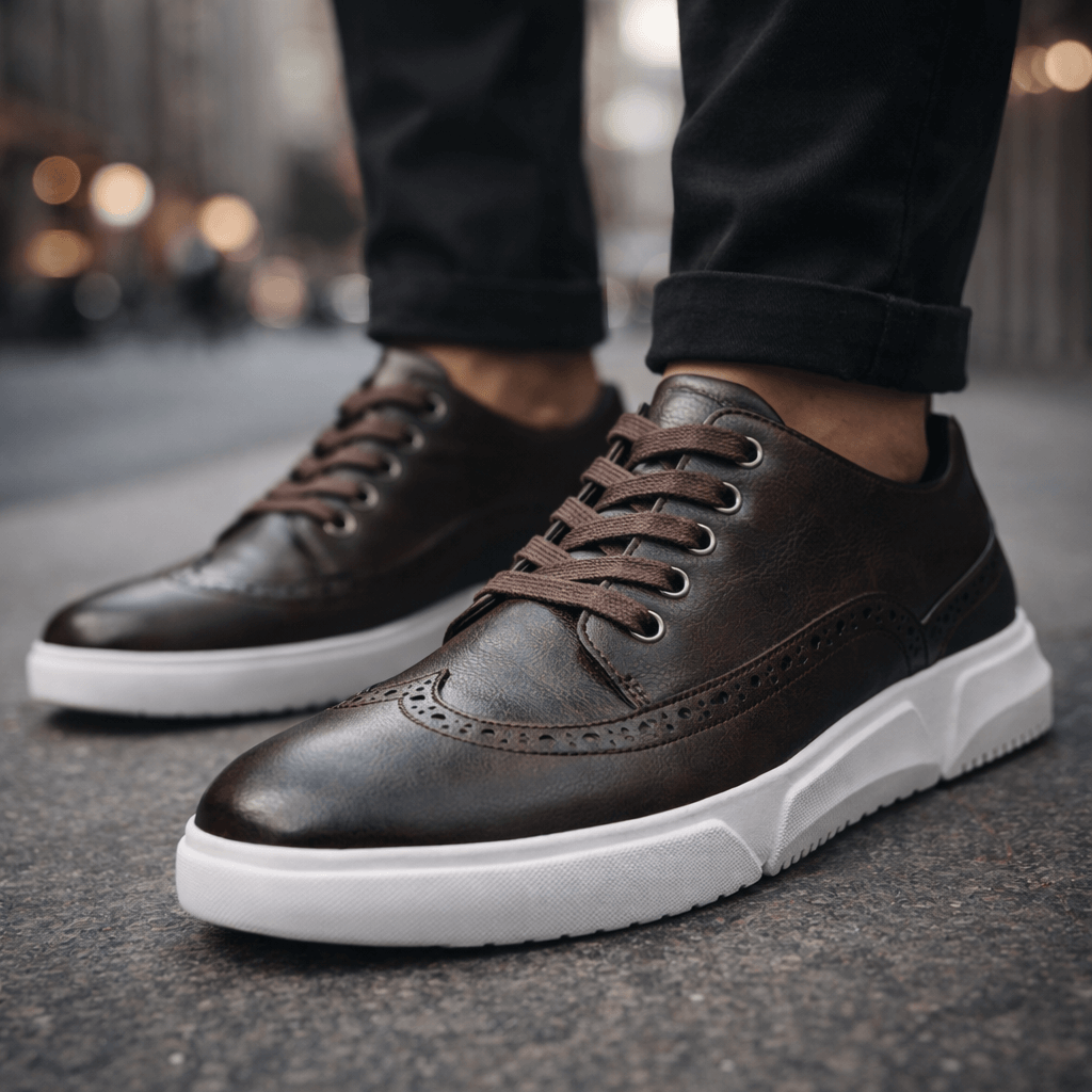 Harrington Leather Trainers - Premium Leather Sneakers