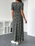Isla Ruffle Knit Dress - Elegant Knit with Delicate Ruffle Details