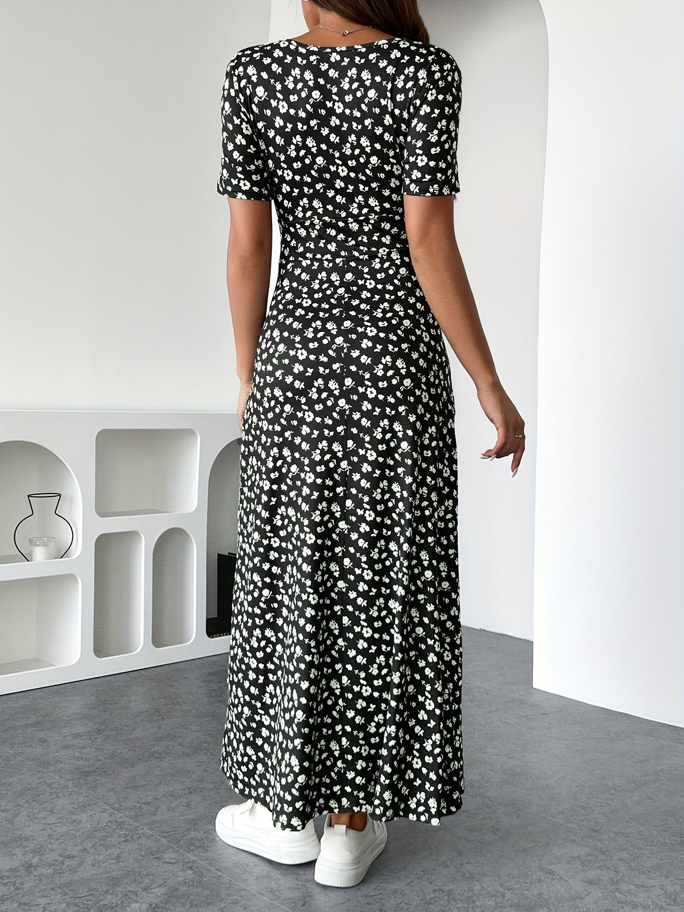 Isla Ruffle Knit Dress - Elegant Knit with Delicate Ruffle Details