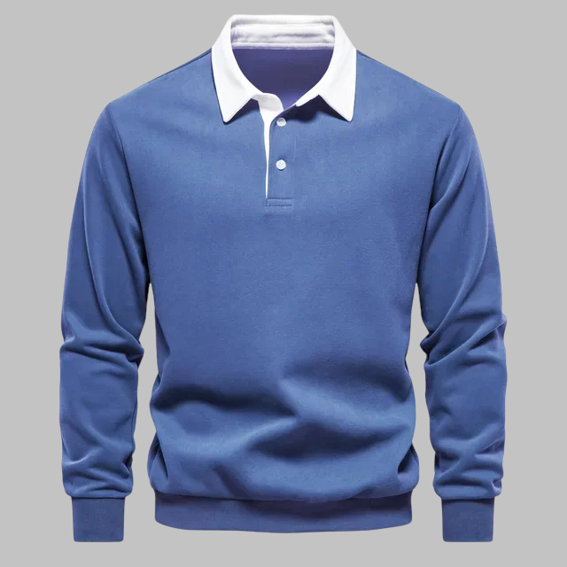 Andrew Collins Polo Collar Knit Sweater