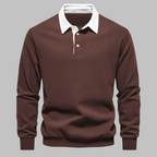 Andrew Collins Polo Collar Knit Sweater