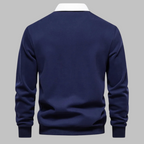 Andrew Collins Polo Collar Knit Sweater