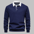 Andrew Collins Polo Collar Knit Sweater