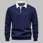 Andrew Collins Polo Collar Knit Sweater
