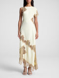 Lux Satin & Lace Maxi Dress - Elegant Evening Gown