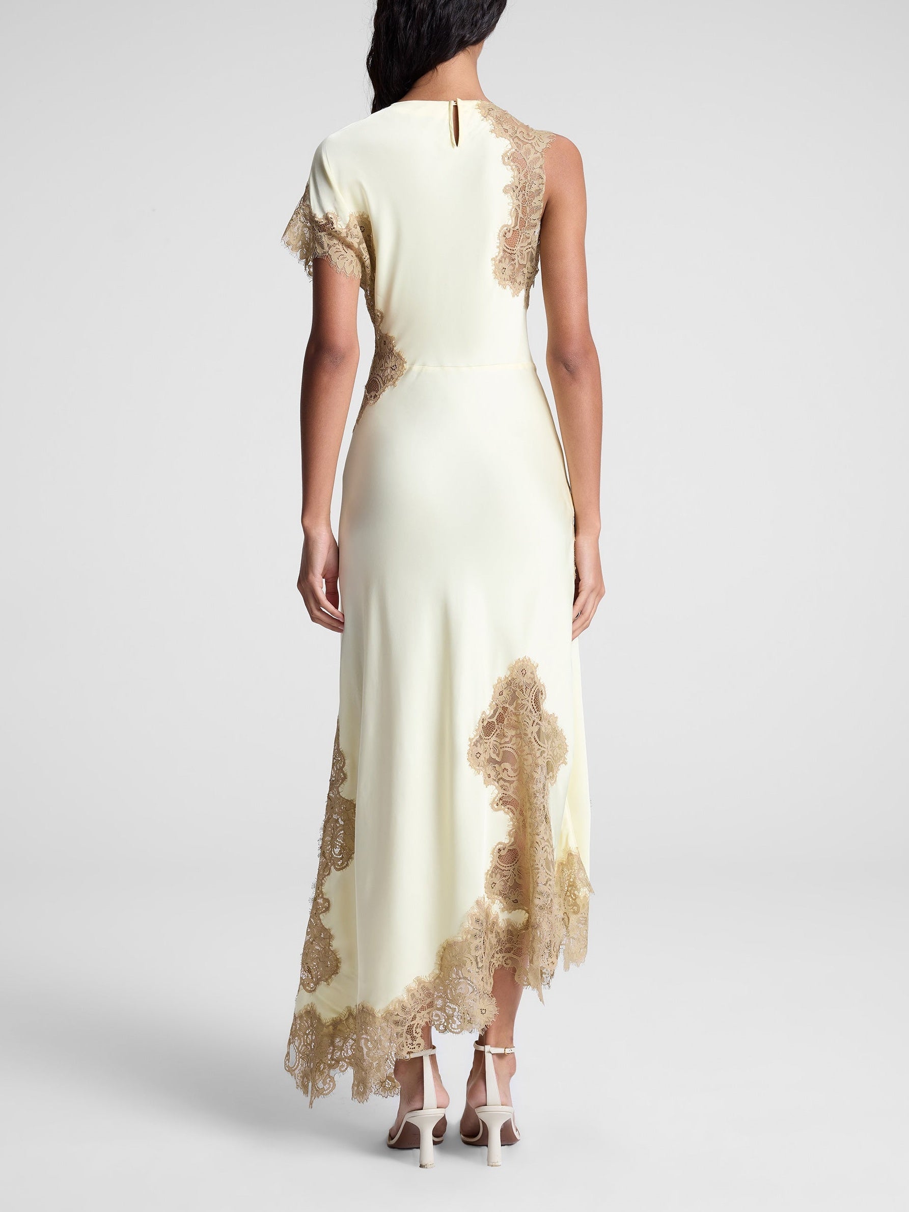 Lux Satin & Lace Maxi Dress - Elegant Evening Gown
