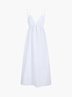 Coastal Cowgirl Open-Back Maxi Dress