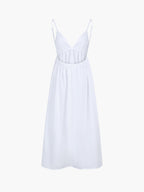 Coastal Cowgirl Open-Back Maxi Dress