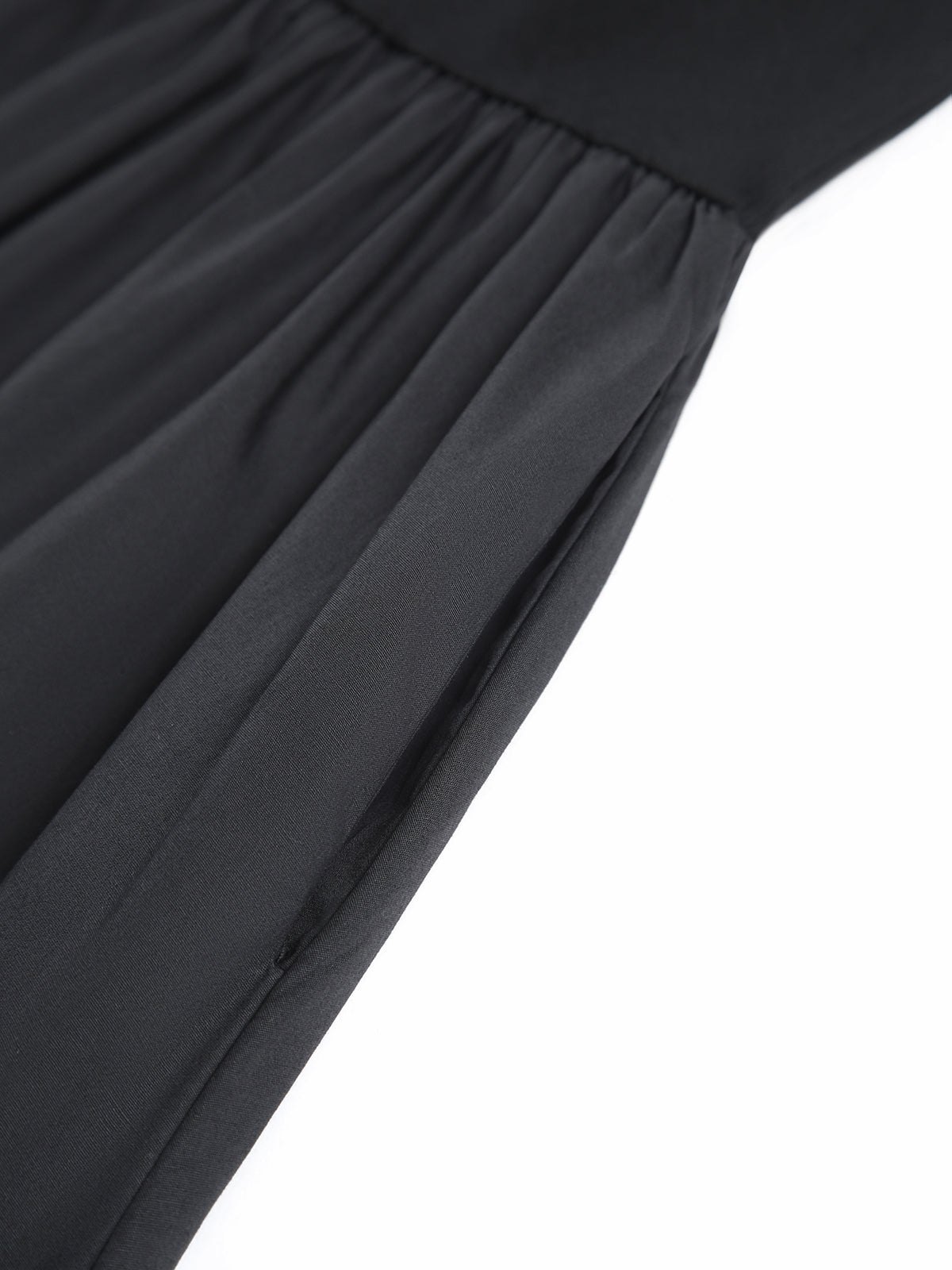 Casual Crew-Neck Maxi Dress