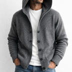 Stirling Hooded Knit Cardigan - Cozy, Versatile Layering Essential