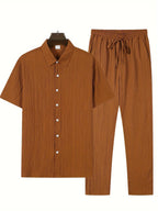 Elias Striped Two-Piece Summer Set — Effortless, Breezy Style for Sunny Days