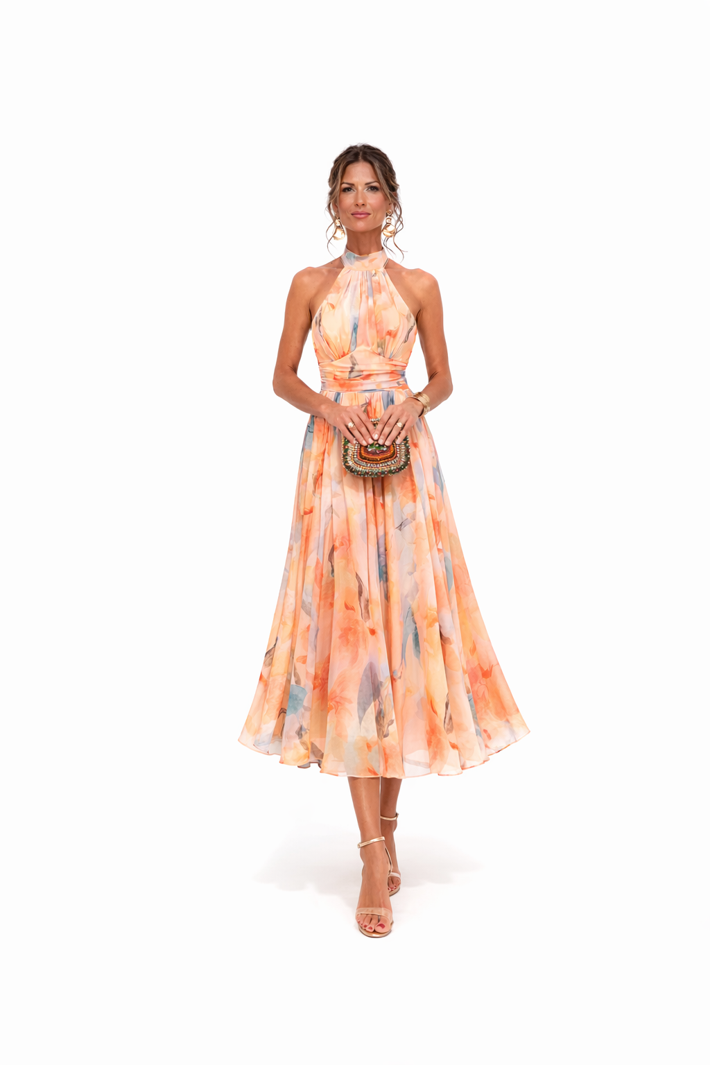 Amara Halter Neck Dress