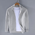 Ravello Ribbed Zip-Front Cardigan