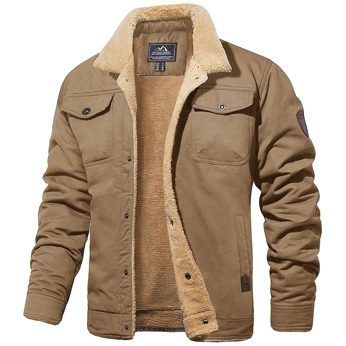 Casey | Cozy Fleece Bomber Jacket — Warmth, Comfort & Style