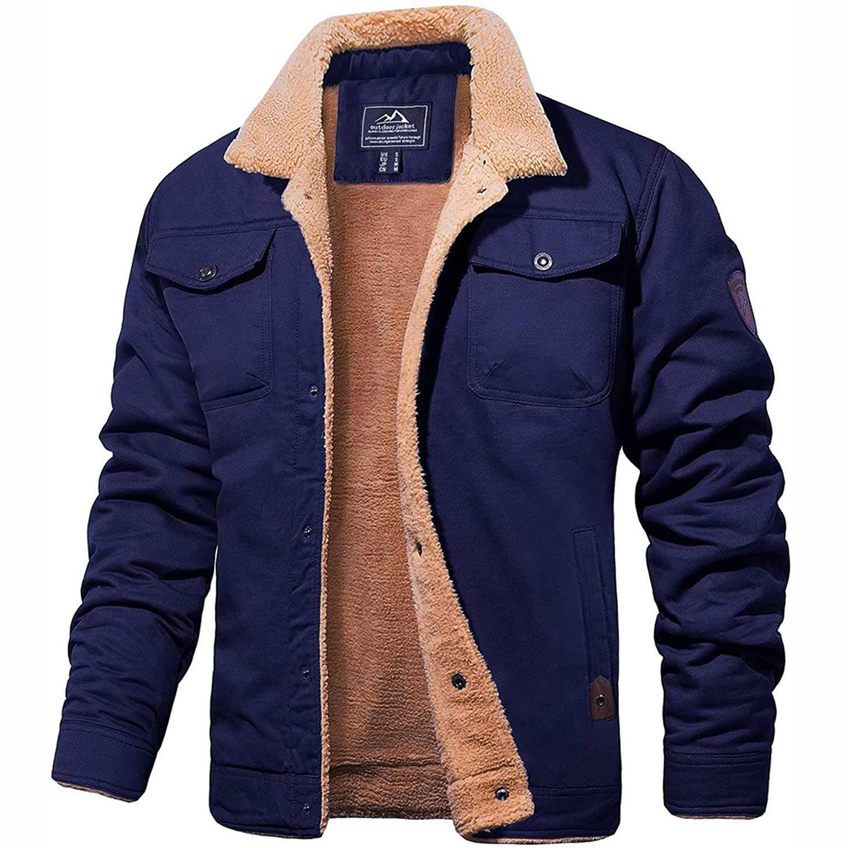 Casey | Cozy Fleece Bomber Jacket — Warmth, Comfort & Style