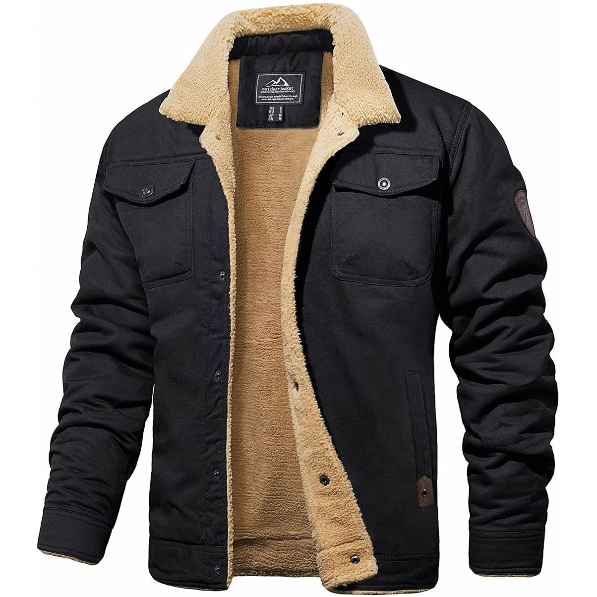 Casey | Cozy Fleece Bomber Jacket — Warmth, Comfort & Style