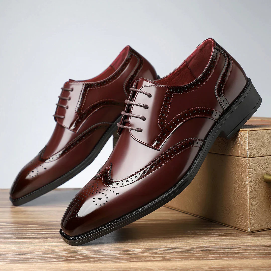 Rhodes Vintage Wingtip Brogues - Timeless Style, Superior Craftsmanship