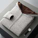 Cyrus Reversible Cashmere Hoodie - Luxuriously Soft, Two-in-One Design