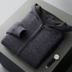 Cyrus Reversible Cashmere Hoodie - Luxuriously Soft, Two-in-One Design