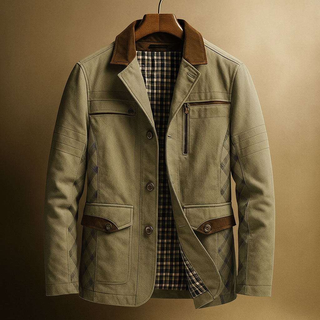 Kensington Cotton Jacket - Timeless Style, All-Day Comfort
